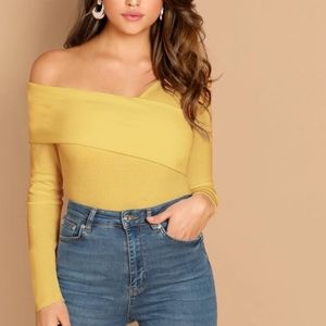 SHEIN One Shoulder Long Sleeve